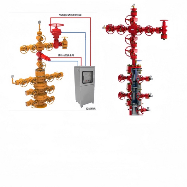 Cable Wellhead And Christmas Tree
